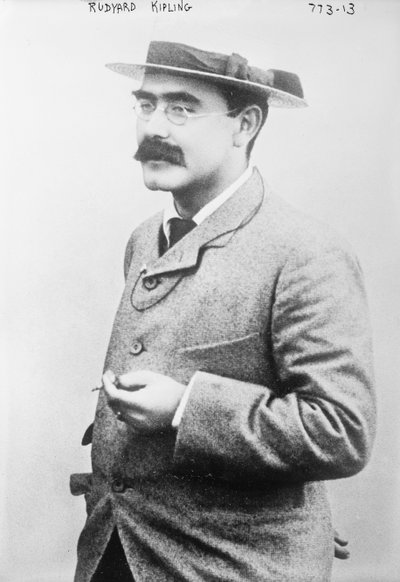 Rudyard Kipling, 1908 von George Grantham Bain